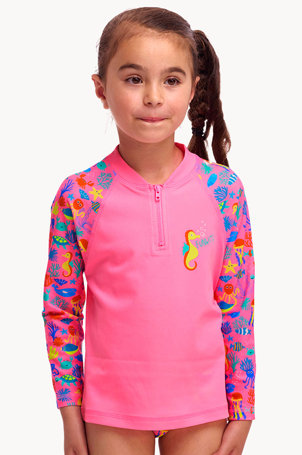 Girls Fishilicious Zippy Suntop