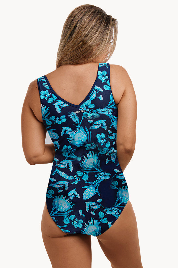 Blue Bell DD/E Cup Zip Front One Piece