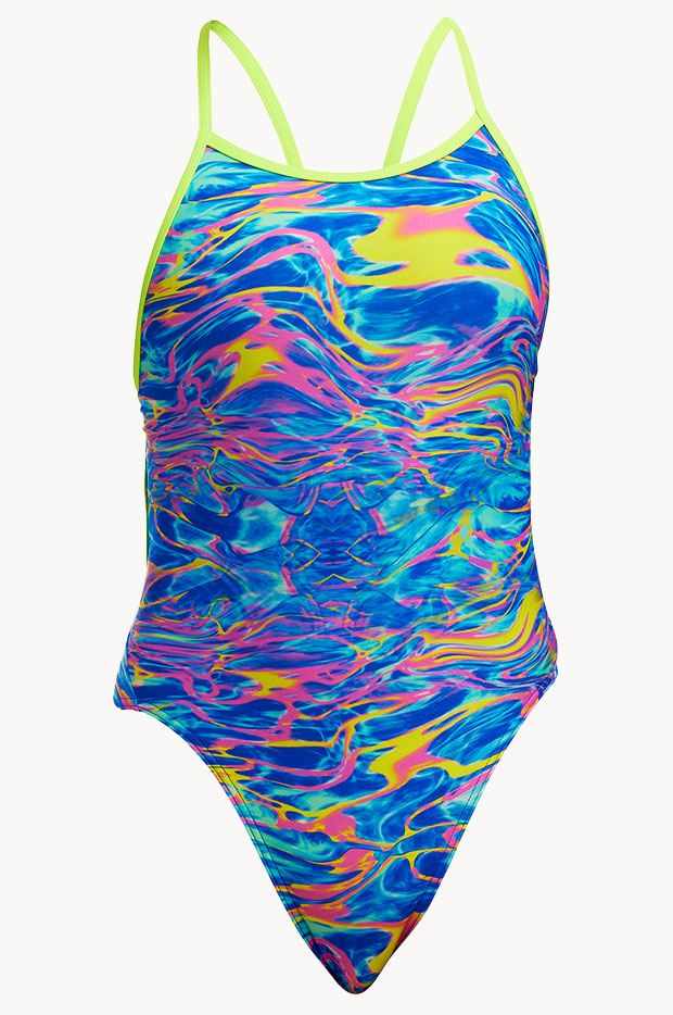 Girls Stir Crazy Single Strap One Piece