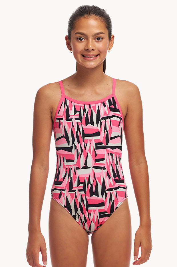 Girls Sugar Hits Single Strap One Piece