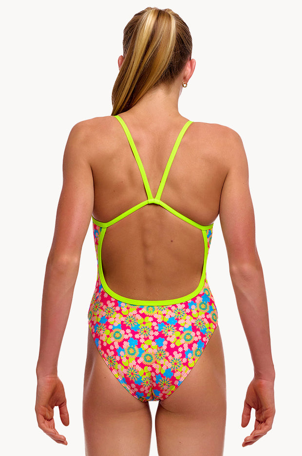 Girls Flow Blow Single Strap One Piece