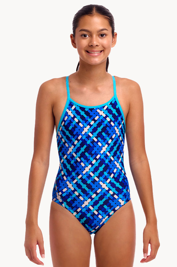 Girls Under Over Diamond Back One Piece