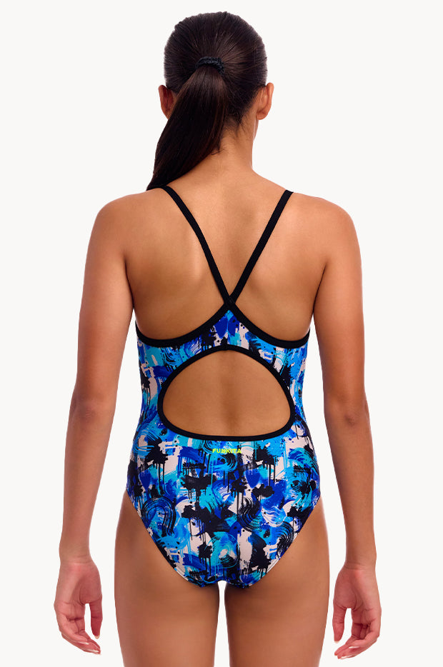 Girls You Messer Diamond Back One Piece