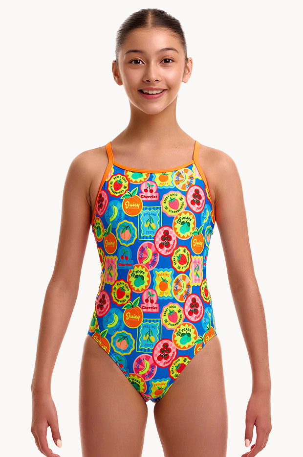 Girls Five Serves Diamond Back One Piece