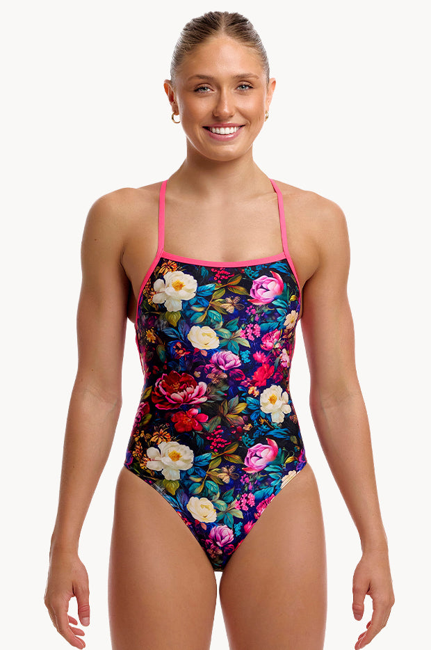 Bed Of Roses Strapped In One Piece