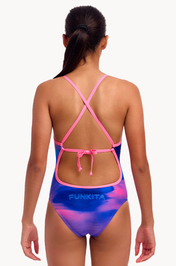 Girls Ride Time Tie Me Tight One Piece