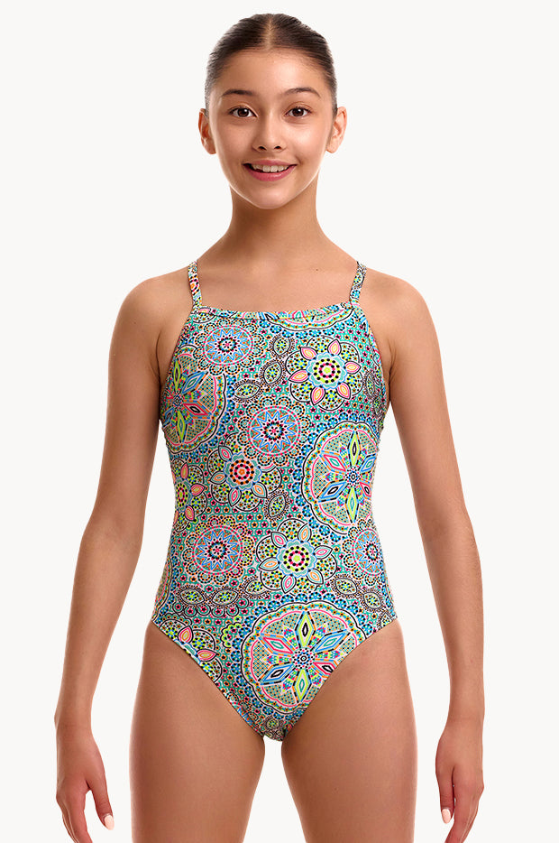 Girls Pretti Penny Tie Me Tight One Piece