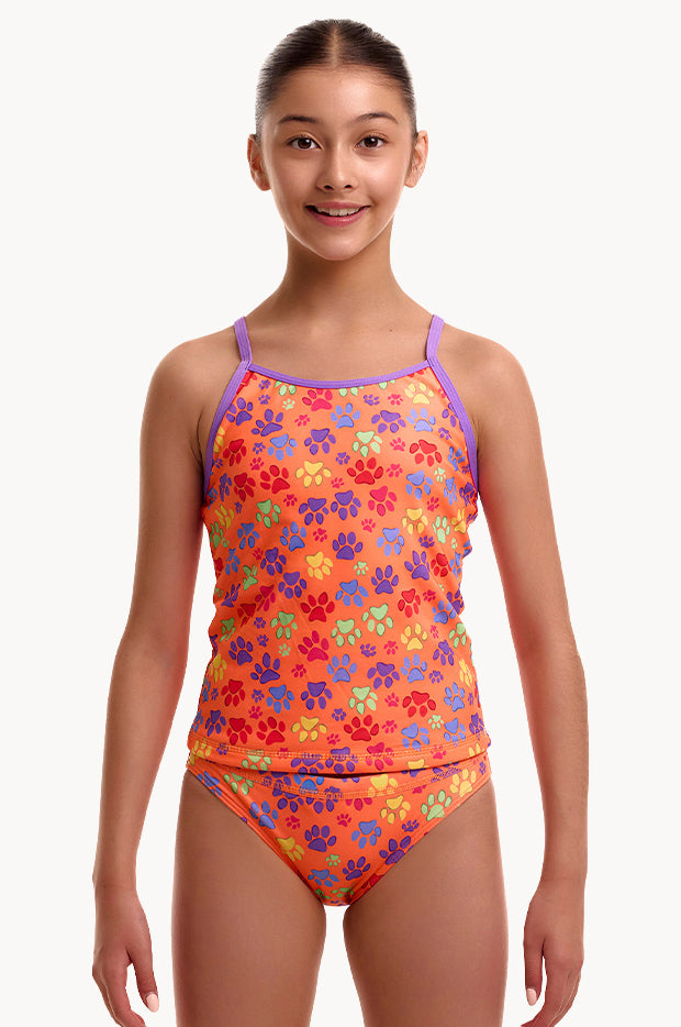Girls Paw Paw Tankini Set