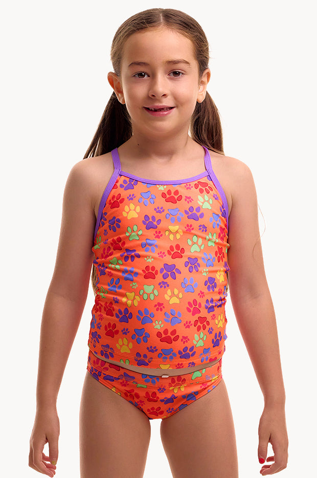 Girls Paw Paw Tankini Set
