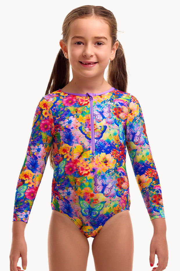 Girls Austin Flowers Sunsuit