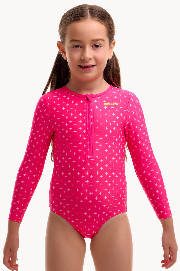 Girls Pink Proton Sunsuit