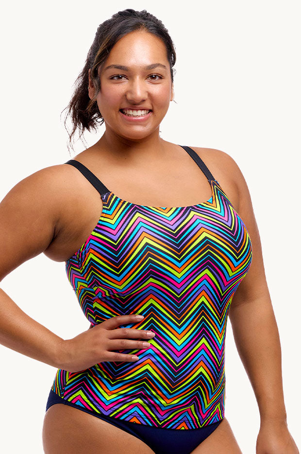 Up Down Scoop Neck Tankini Separate