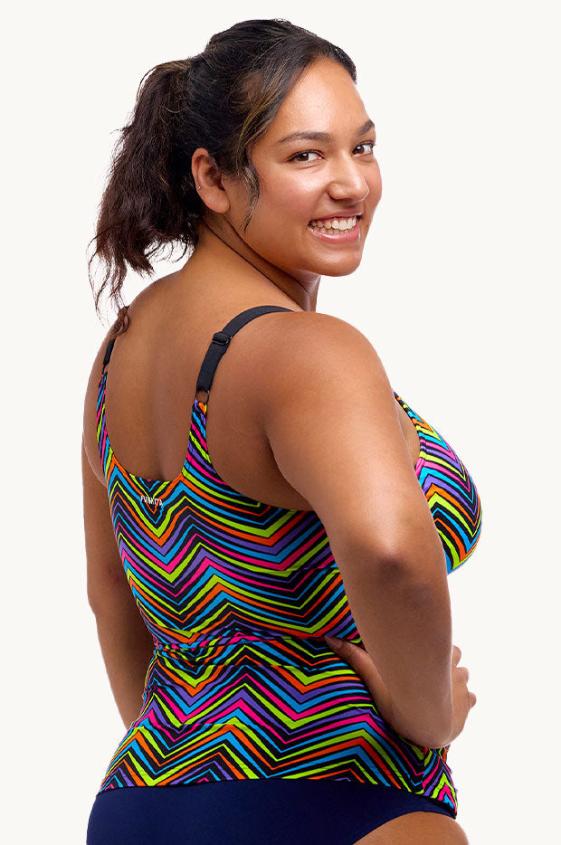 Up Down Scoop Neck Tankini Separate