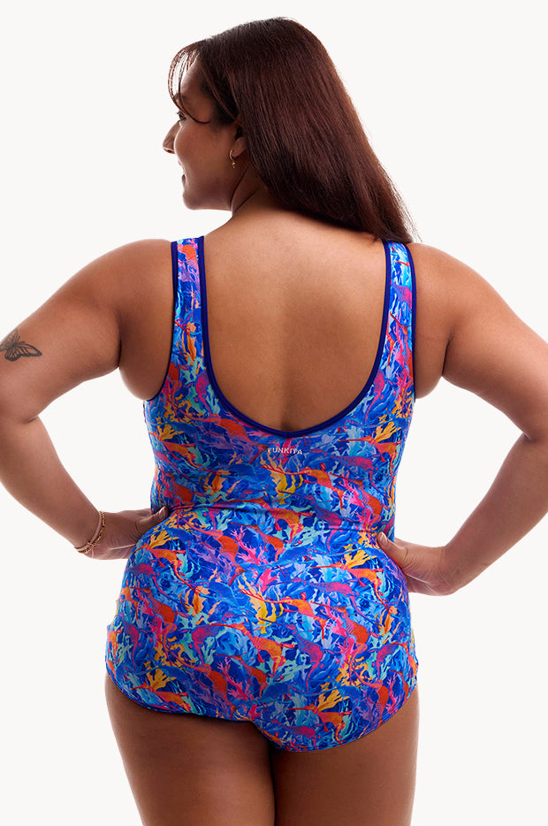 Dragons Den DD/E Cup Zip Front One Piece