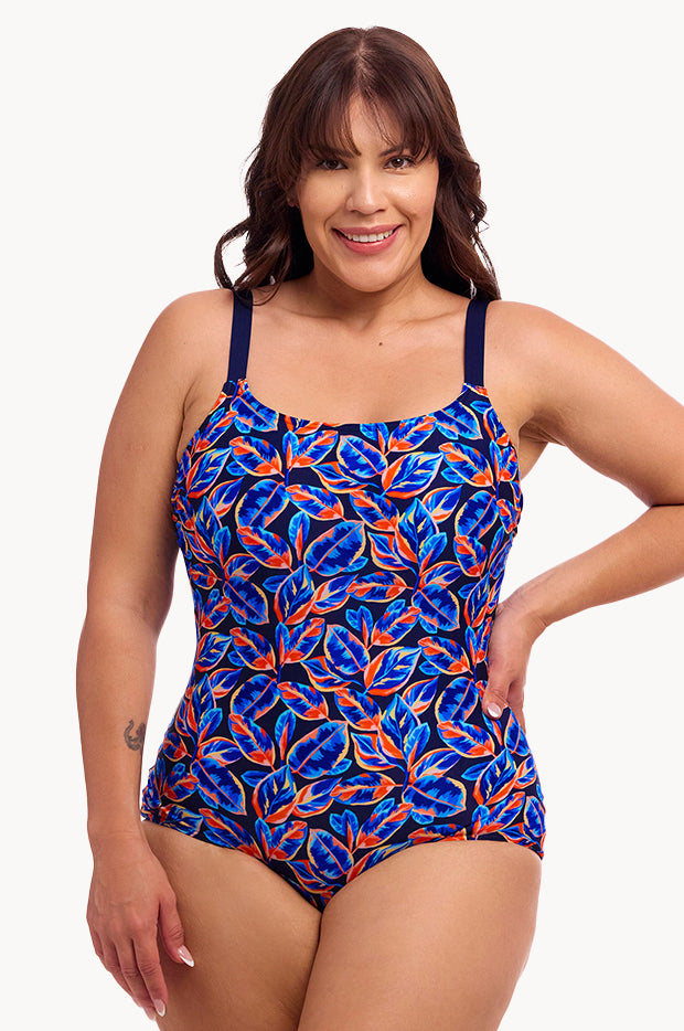 Leaf Blower Scoop Neck Tankini Separate main image 1