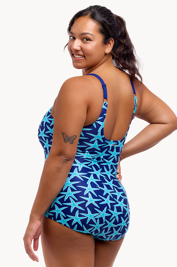 See Stars Scoop Neck One Piece