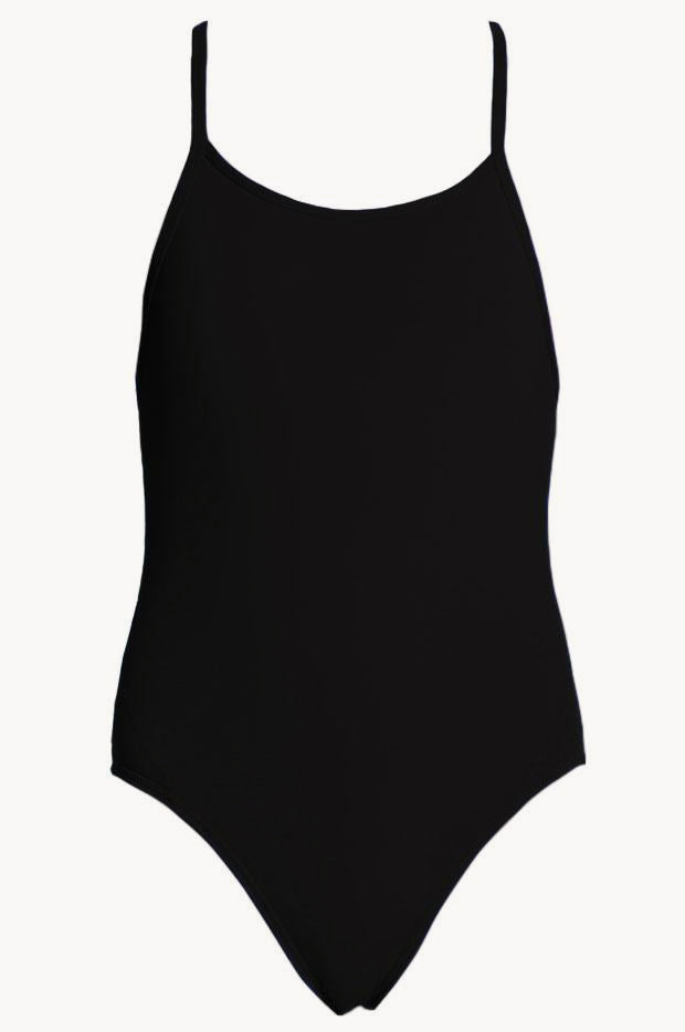 Funkita - Girls Still Black Diamond Back One Piece - Black | Swimwear ...