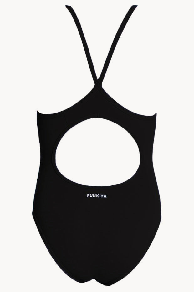 Funkita - Girls Still Black Diamond Back One Piece - Black | Swimwear ...