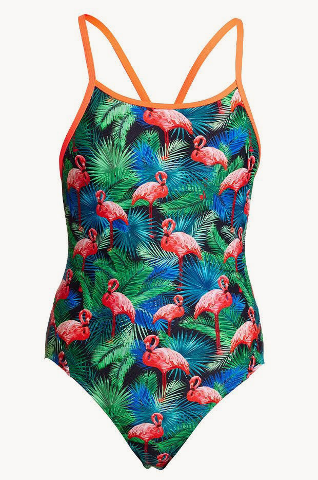 Girls Jungle Bungle Diamond Back One Piece