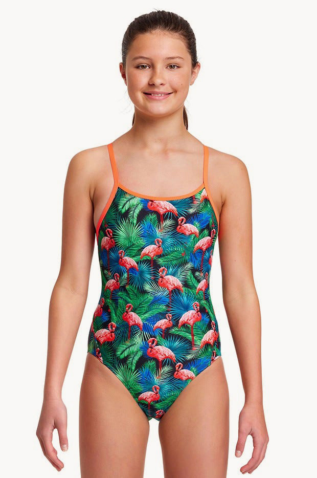 Girls Jungle Bungle Diamond Back One Piece