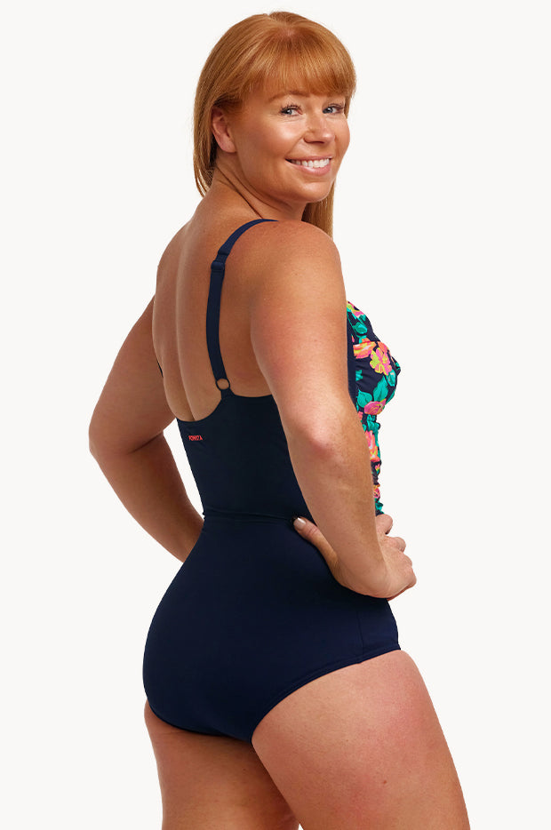 Full Bloom DD/E Cup Twist Front One Piece