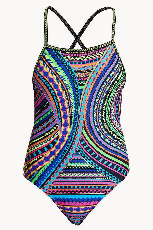 Girls Tribal Revival Strapped In One Piece