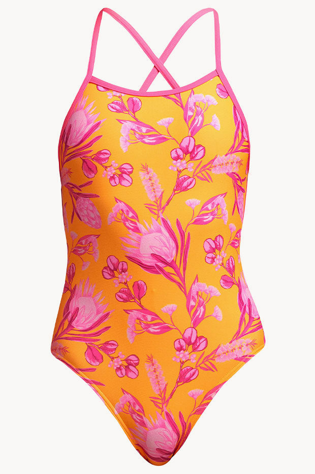 Girls Wild Sands Strapped In One Piece
