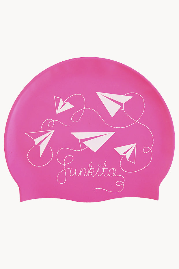 Paper Pink Swim Cap