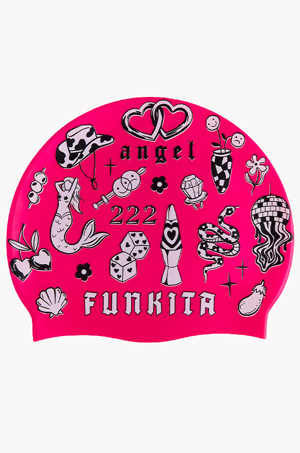 Sketchy Swim Cap