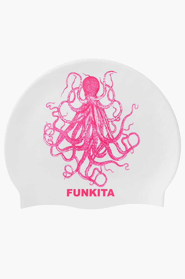 Octomus Pink Swim Cap
