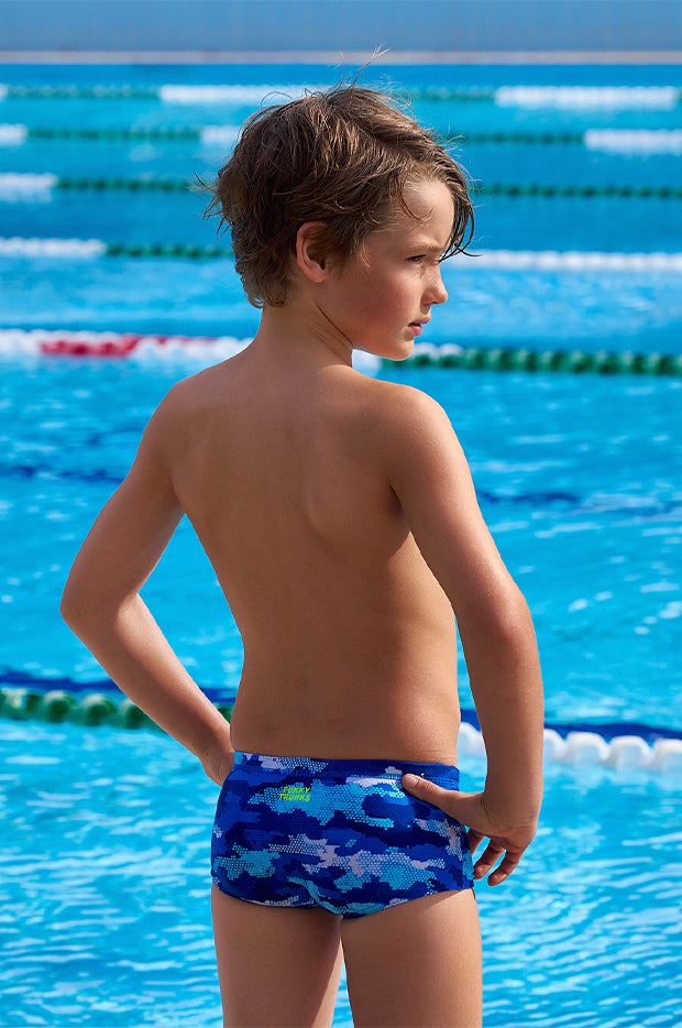 Boys Clean Marine Trunk