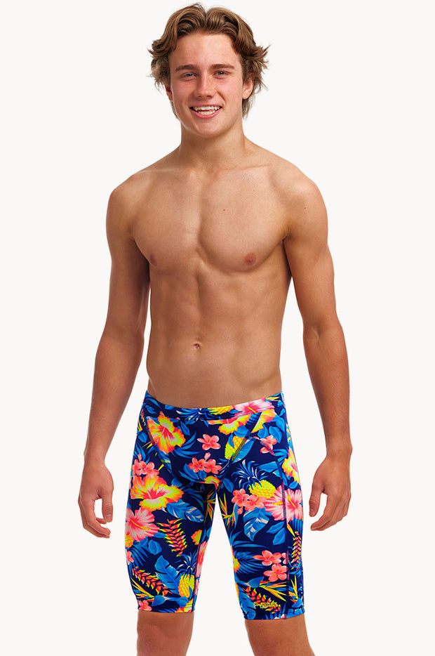 Funky Trunks - Boys In Bloom Jammer - Navy/Multi | Swimwear Galore AU