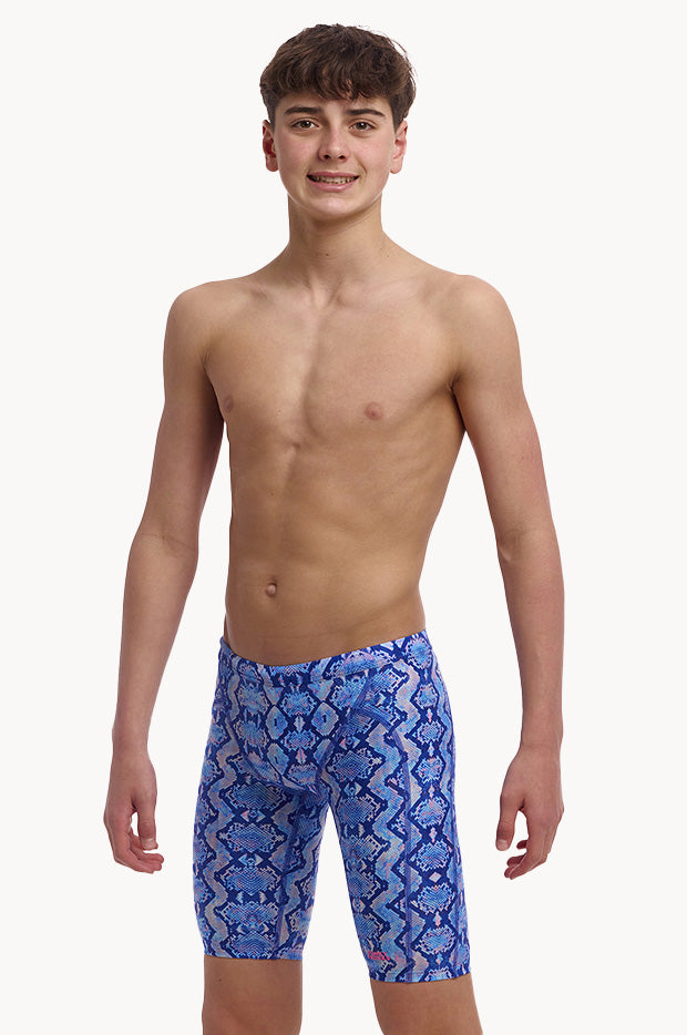 Funky Trunks - Boys Blue Viper Jammer - Blue/Pink | Swimwear Galore AU