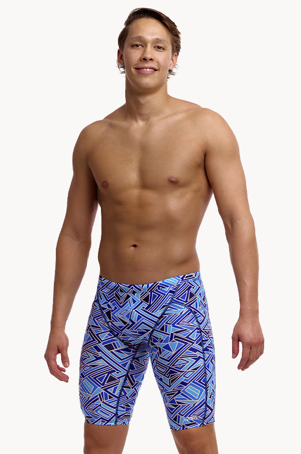 Mens Blue Bits Jammer