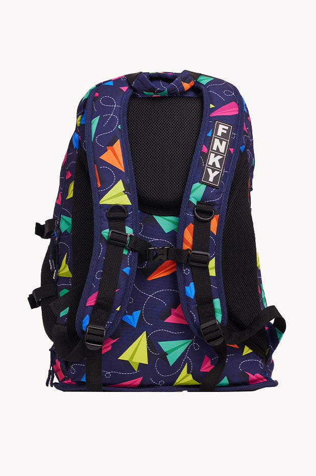 Funky Trunks - Fly Bye Elite Squad Backpack - Navy/Multi | Swimwear ...