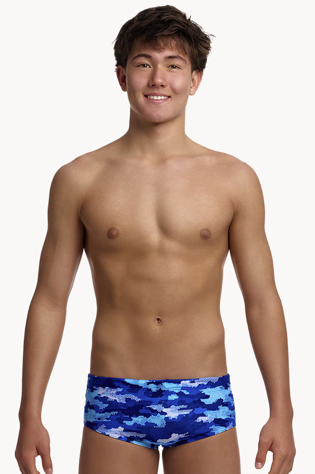 Boys Clean Marine Trunk