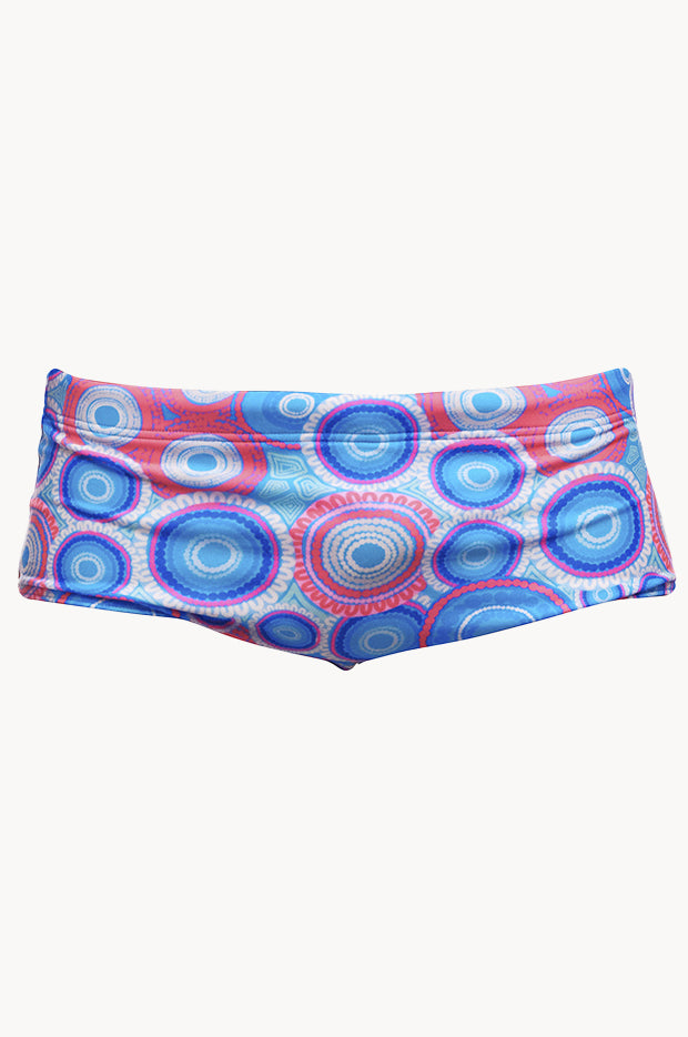 Mens Bundjalung Blue Trunk