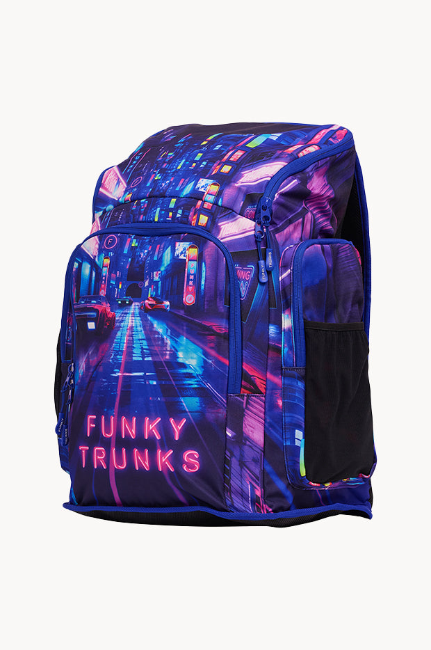 Funky Trunks Cyber City Space Case Backpack Pink/Purple Swimwear
