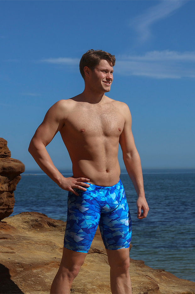 Mens Try Blue Fast Training Jammer