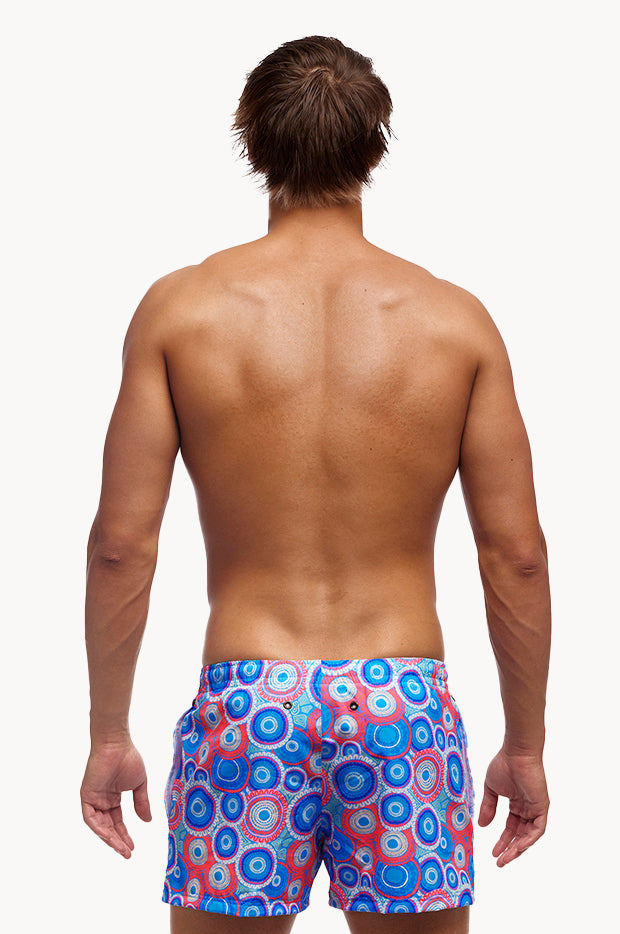 Mens Bundjalung Blue Shorty Short