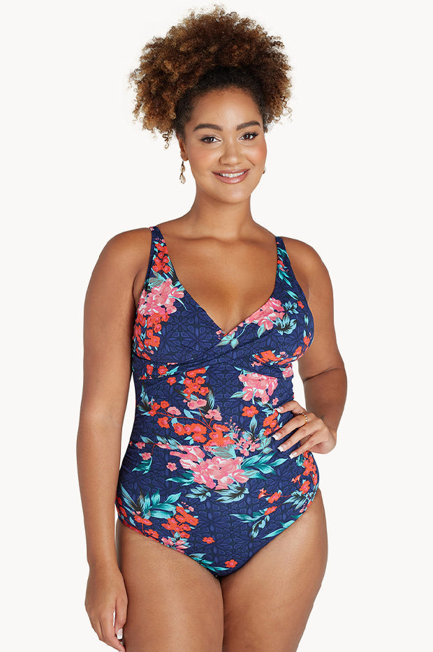 Japanese Blossoms Sweet Heart One Piece