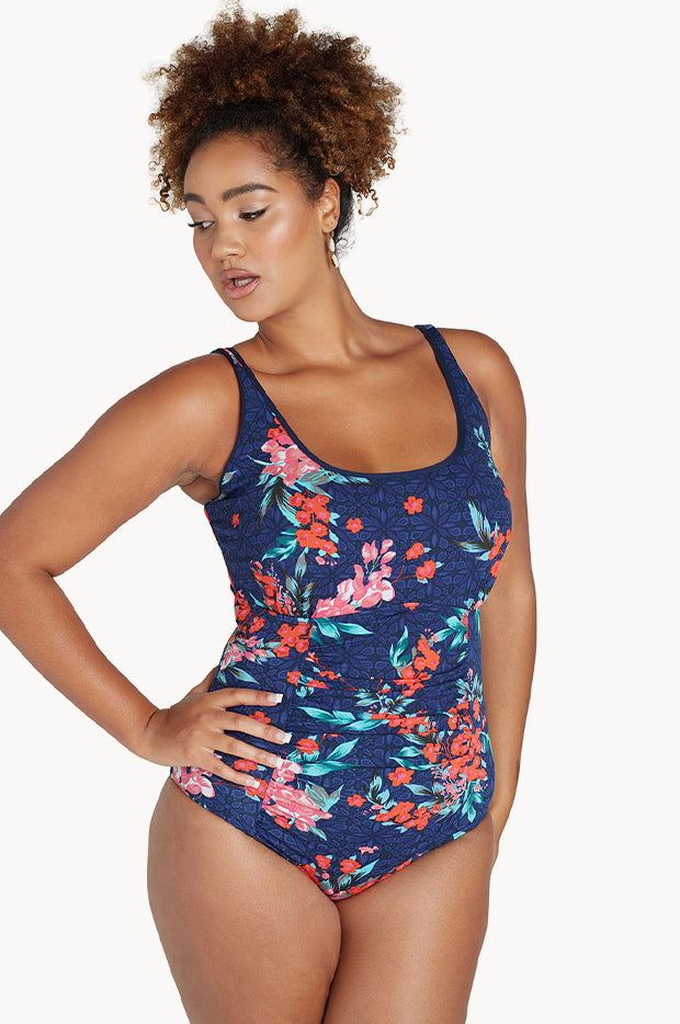 Japanese Blossoms F/G Cup Tank One Piece