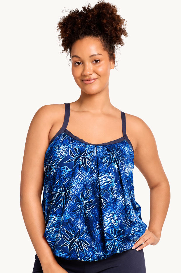 Paina Waves Blouson Tankini Separate