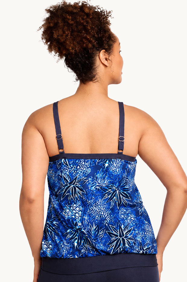 Paina Waves Blouson Tankini Separate