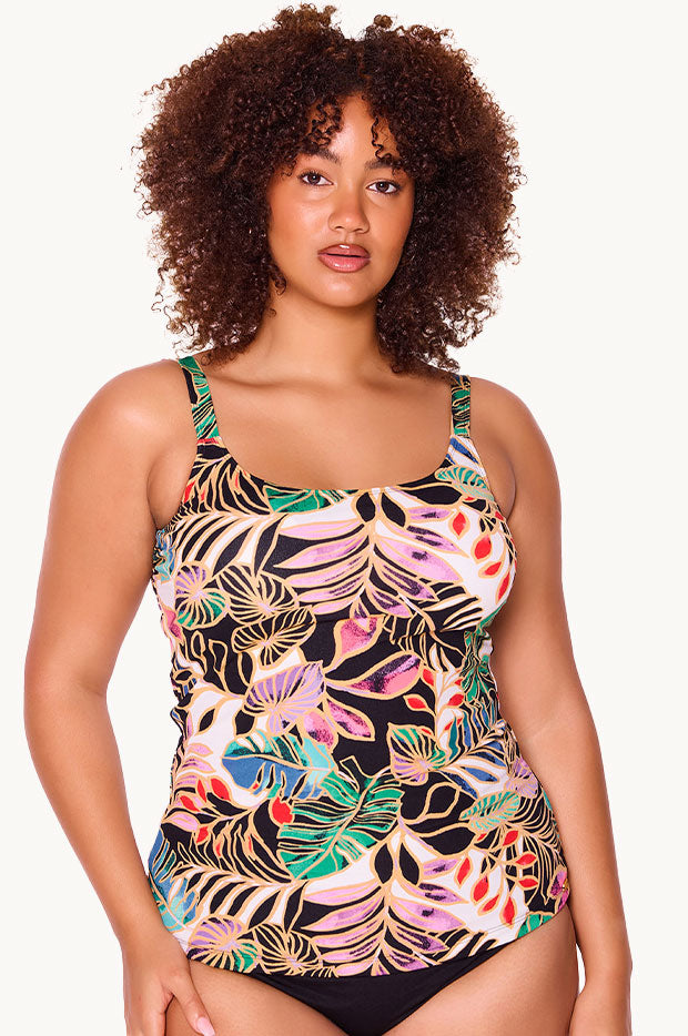 Tropicana Scoop Neck Tankini Separate