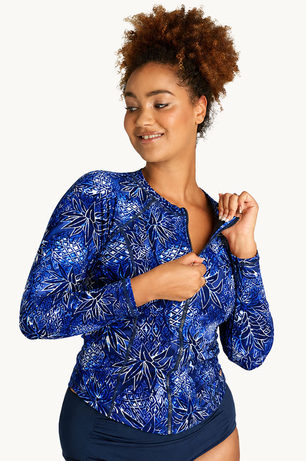 Paina Waves Long Sleeve Suntop