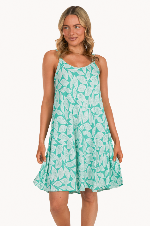 Spotted Leaf Margot Dress