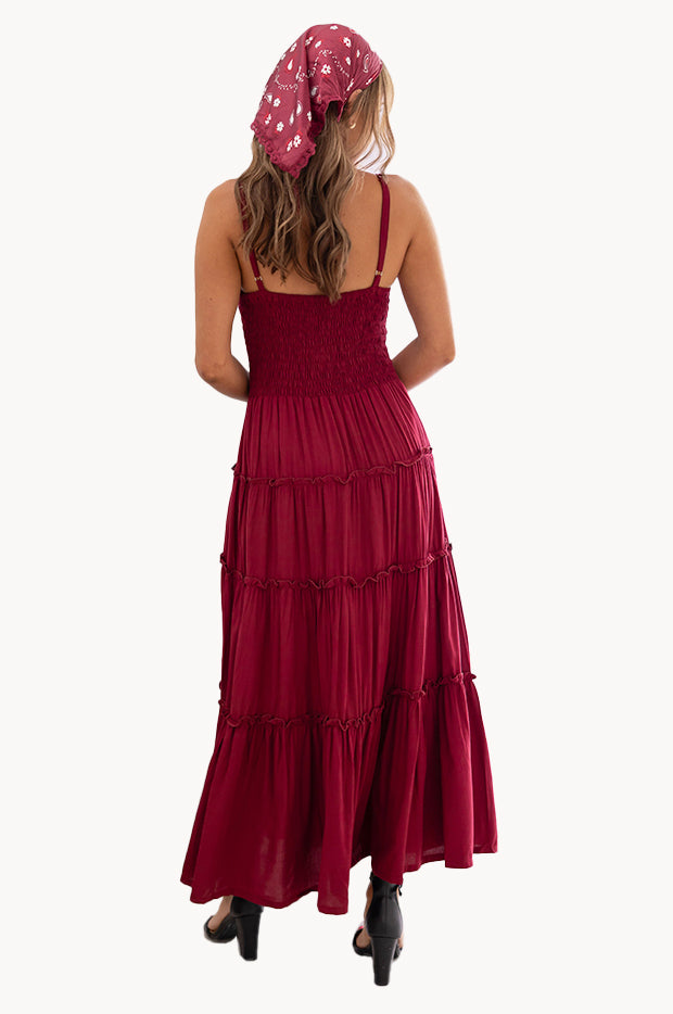 Plain Traveller Maxi Dress