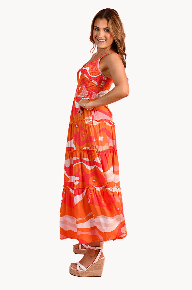 Summer Sunrise Traveller Maxi Dress