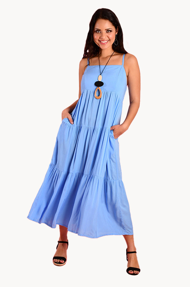 Plain Ellie Midi Dress